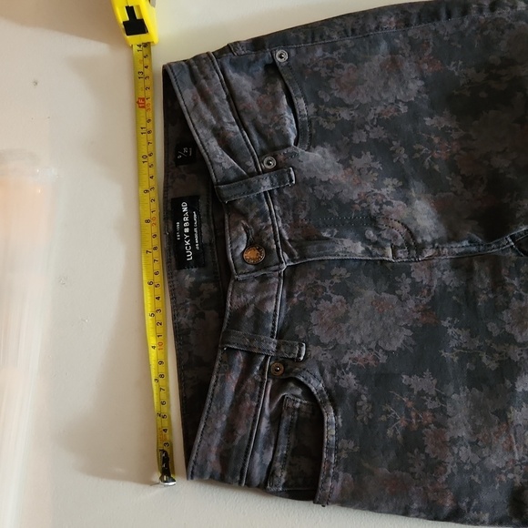 Lucky Brand Jeans Womens Size 0 Floral Lolita Skinny Ankle - Picture 8 of 15